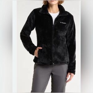 Columbia Women's Plush Black Teddy Jacket